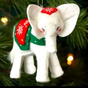 ANNALEE 4" Snowflake Elephant 2007 Ornament